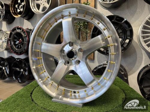 Ratlankis SSR SP1 Style R18X8.5J 5X113 (5X112/5X114.3) ET35 73.1 Silver with Diamond Cut