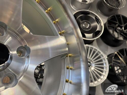 Ratlankis SSR SP1 Style R18X8.5J 5X113 (5X112/5X114.3) ET35 73.1 Silver with Diamond Cut