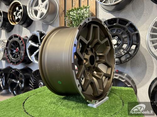 Ratlankis Falcon T9 Atlas Style R18X9J 6X139.7 ET0 106.1 Matt Bronze with Diamond Cut Lip