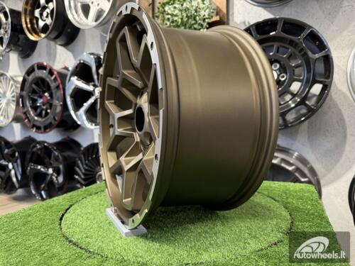 Ratlankis Falcon T9 Atlas Style R18X9J 6X139.7 ET0 106.1 Matt Bronze with Diamond Cut Lip