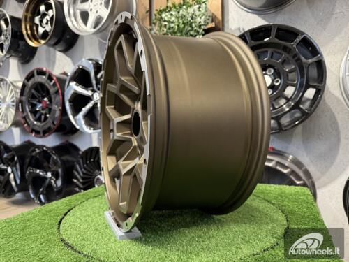 Ratlankis Falcon T9 Atlas Style R18X9J 6X139.7 ET0 106.1 Matt Bronze with Diamond Cut Lip