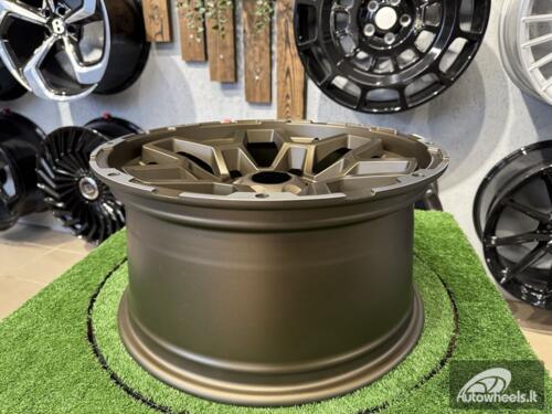 Ratlankis Falcon T9 Atlas Style R18X9J 6X139.7 ET0 106.1 Matt Bronze with Diamond Cut Lip