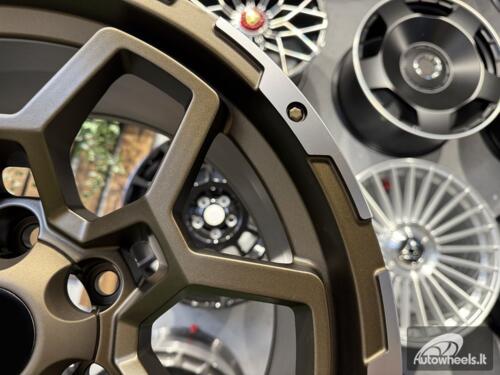 Ratlankis Falcon T9 Atlas Style R18X9J 6X139.7 ET0 106.1 Matt Bronze with Diamond Cut Lip