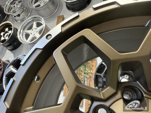 Ratlankis Falcon T9 Atlas Style R18X9J 6X139.7 ET0 106.1 Matt Bronze with Diamond Cut Lip