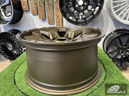 Ratlankis Falcon T9 Atlas Style R18X9J 6X139.7 ET0 106.1 Matt Bronze with Diamond Cut Lip