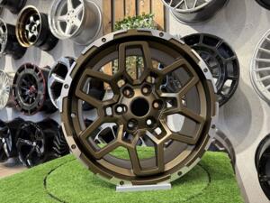 Ratlankis Falcon T9 Atlas Style R18X9J 6X139.7 ET0 106.1 Matt Bronze with Diamond Cut Lip