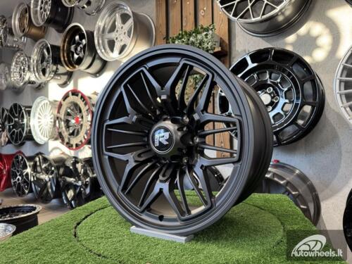 Ratlankis Offroad Quad Spoke Snowflake Style R18X9J 6X139.7 ET12 110.5 Matt Dark Gunmetal