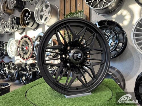 Ratlankis Offroad Quad Spoke Snowflake Style R18X9J 6X139.7 ET12 110.5 Matt Dark Gunmetal