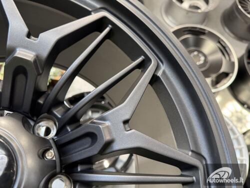 Ratlankis Offroad Quad Spoke Snowflake Style R18X9J 6X139.7 ET12 110.5 Matt Dark Gunmetal