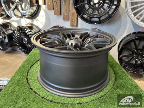 Ratlankis Offroad Quad Spoke Snowflake Style R18X9J 6X139.7 ET12 110.5 Matt Dark Gunmetal