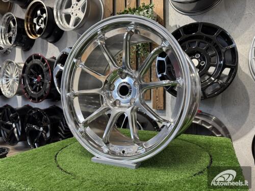 Ratlankis Advan Racing RZ-DF2 Style R18X9.5J 5X114.3 ET25 73.1 Polished