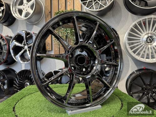 Ratlankis SSR GTV02 Style R17X7.5J 5X114.3 ET42 73.1 Black Chrome