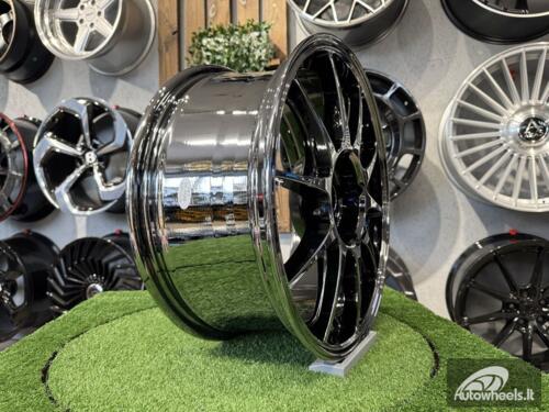 Ratlankis SSR GTV02 Style R17X7.5J 5X114.3 ET42 73.1 Black Chrome