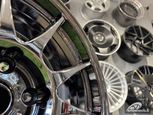 Ratlankis SSR GTV02 Style R17X7.5J 5X114.3 ET42 73.1 Black Chrome