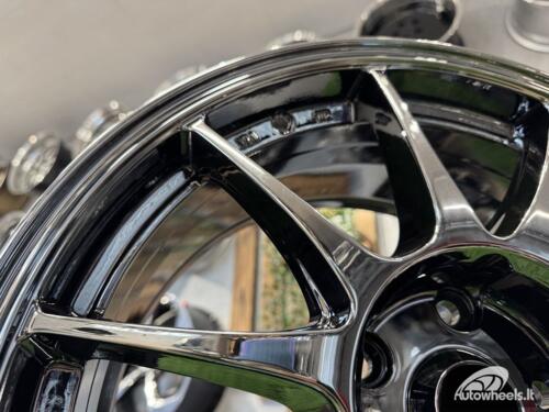 Ratlankis SSR GTV02 Style R17X7.5J 5X114.3 ET42 73.1 Black Chrome