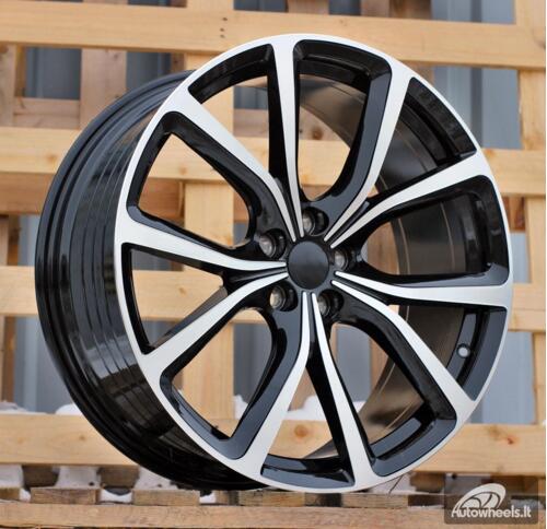 Ratlankis R20x8.5  5X108  ET  45  63.3  YF5708  Black Polished (MB)  For JAGUAR  (Z6)  (HYBRID FORGED)