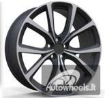 Ratlankis R20x8.5  5X108  ET  45  63.3  YF5708  Black Polished (MB)  For JAGUAR  (Z6)  (HYBRID FORGED)