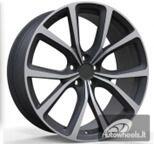 Ratlankis R20x8.5  5X108  ET  45  63.3  YF5708  Black Polished (MB)  For JAGUAR  (Z6)  (HYBRID FORGED)