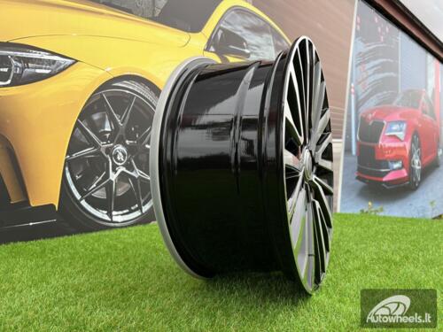 Ratlankis R19x8.5  5X120  ET  45  65.1  B1515  (F1515)  Black Polished (MB)  For VW  (Z1+Z3)  (HYBRID FORGED (max 1000kg))