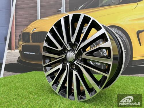 Ratlankis R19x8.5  5X120  ET  45  65.1  B1515  (F1515)  Black Polished (MB)  For VW  (Z1+Z3)  (HYBRID FORGED (max 1000kg))