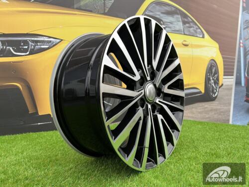 Ratlankis R19x8.5  5X120  ET  45  65.1  B1515  (F1515)  Black Polished (MB)  For VW  (Z3)  (HYBRID FORGED)