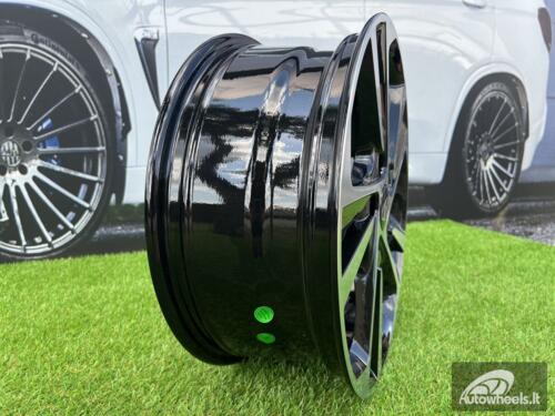 Ratlankis R18x7  5X114.3  ET  48  67.1  B5210  (IN5258)  Black Polished (MB)  For HYUND  (Z6)  (HYBRID FORGED)
