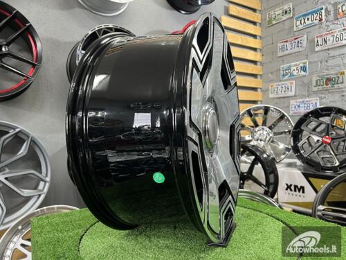 Ratlankis R21x10  5X130  ET  35  84.1  F3053  Black Polished (MB)  For MER  (Z3)  (HYBRID FORGED)