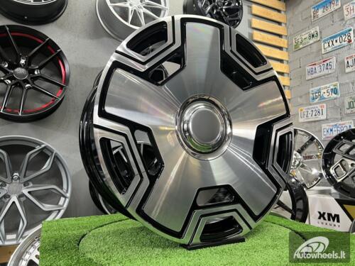 Ratlankis R21x10  5X130  ET  35  84.1  F3053  Black Polished (MB)  For MER  (Z3)  (HYBRID FORGED Monoblock)