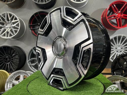Ratlankis R21x10  5X130  ET  35  84.1  F3053  Black Polished (MB)  For MER  (Z3)  (HYBRID FORGED Monoblock)