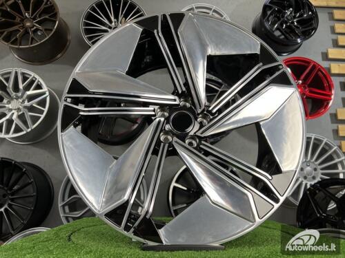 Ratlankis R19x8.5  5X112  ET  35  66.56  FBX334  Silver Shining+Black (SSBL)  For AUD  (Z5)  (HYBRID FORGED)