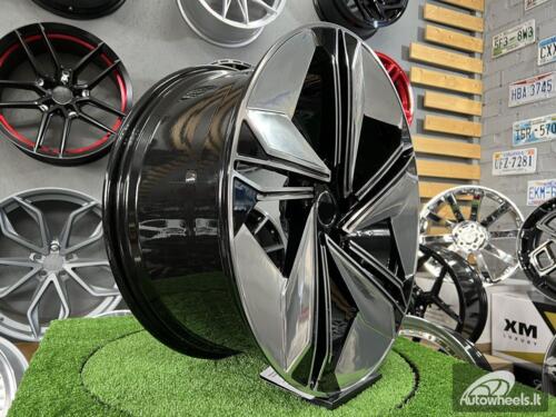 Ratlankis R19x8.5  5X112  ET  35  66.56  FBX334  Silver Shining+Black (SSBL)  For AUD  (Z5)  (HYBRID FORGED)