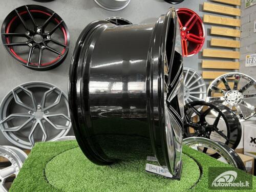 Ratlankis R19x8.5  5X112  ET  35  66.56  FBX334  Silver Shining+Black (SSBL)  For AUD  (Z5)  (HYBRID FORGED)