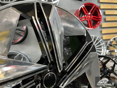 Ratlankis R19x8.5  5X112  ET  35  66.56  FBX334  Silver Shining+Black (SSBL)  For AUD  (Z5)  (HYBRID FORGED)