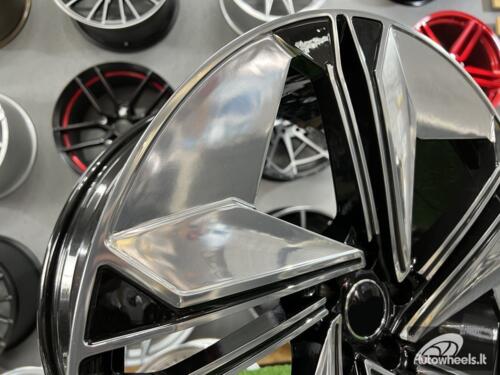 Ratlankis R19x8.5  5X112  ET  35  66.56  FBX334  Silver Shining+Black (SSBL)  For AUD  (Z5)  (HYBRID FORGED)