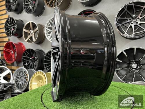 Ratlankis R19x8.5  5X112  ET  35  66.56  FBX334  Silver Shining+Black (SSBL)  For AUD  (Z5)  (HYBRID FORGED)