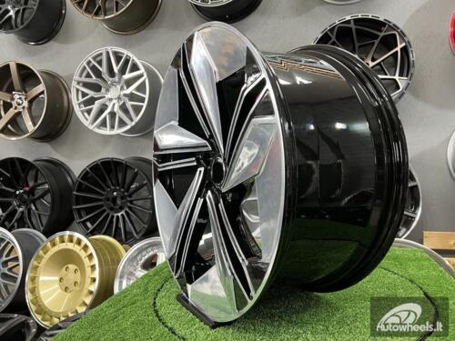 Ratlankis R19x8.5  5X112  ET  35  66.56  FBX334  Silver Shining+Black (SSBL)  For AUD  (Z5)  (HYBRID FORGED)