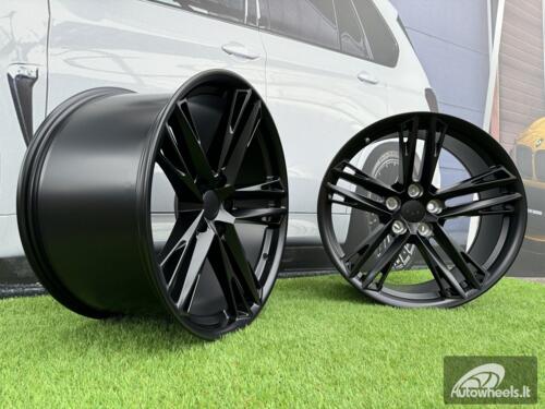 Ratlankis R20x11  5X120  ET  43  66.9  FR037  (037)  Black Half Matt (BLHM)  For CHEVR  (Z6)  (CAMARO Rear+Front)