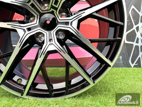 Ratlankis R18x8  5X112  ET  50  66.6  H5080  (8392)  Black Polished (MB)  For BMW  (Z6)