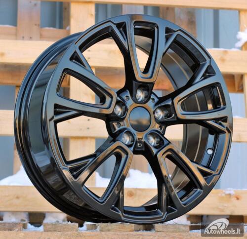 Ratlankis R17x7  5X112  ET  45  66.6  F7409  Black (BL)  For MINI  (Z6)