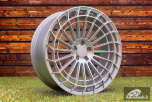 Ratlankis R22x9  5X112  ET  32  66.6  FBX162  (FB780)  Machined Silver (MS)  For MER  (Z6)  (Rear+Front)