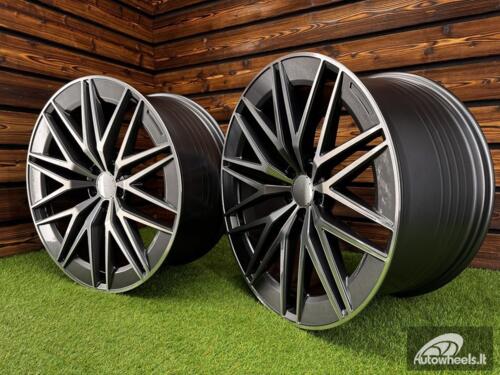 Ratlankis R21x10  5X112  ET  51  66.6  FBX387  Grey Polished (MG)  For MER  (Z7)  (HYBRID FORGED Rear+Front)