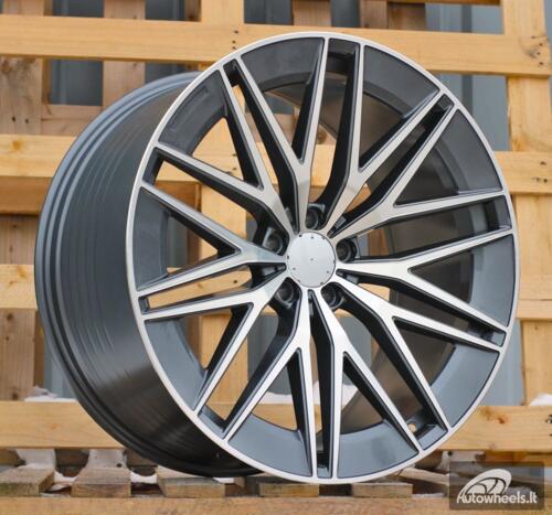 Ratlankis R21x11  5X112  ET  47  66.6  FBX387  Grey Polished (MG)  For MER  (Z7)  (HYBRID FORGED Rear+Front)