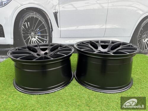 Ratlankis R20x9.5  5X115  ET  18  71.5  B5054  Black Half Matt (BLHM)  For RACIN  (K4)  (DODGE (Rear+Front) (C-030))