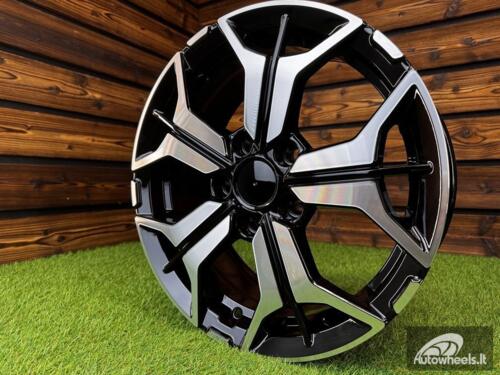 Ratlankis R16x6.5  5X114.3  ET  40  67.1  B5846  Black Polished (MB)  For KIA  (Z7)
