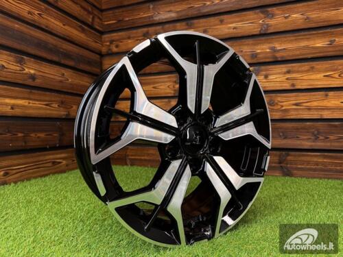 Ratlankis R16x6.5  5X114.3  ET  40  67.1  B5846  Black Polished (MB)  For KIA  (Z7)