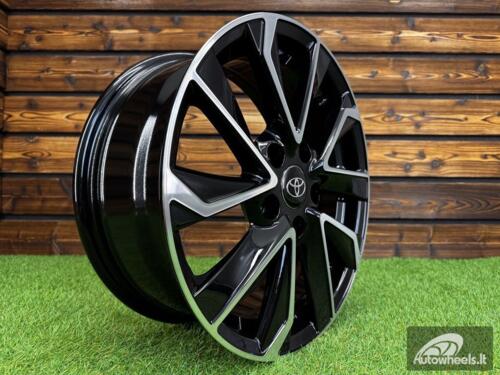 Ratlankis R16x6.5  5X114.3  ET  45  60.1  FE177  (BK5463)  Black Polished (MB)  For TOYOT  (R)
