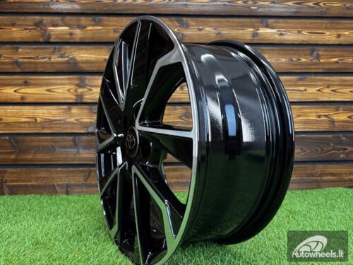 Ratlankis R16x6.5  5X114.3  ET  45  60.1  FE177  (BK5463)  Black Polished (MB)  For TOYOT  (R)