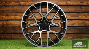 Ratlankis R20x9  5X112  ET  26  66.5  BK998  Black Polished (MB)  For PORCH  (Z7)  (Rear+Front)