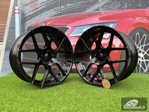 Ratlankis R18x8  5X120  ET  35  72.6  SSA03  (HX022)  Black (BL)  For HAXER  (P)  (Rear+Front)