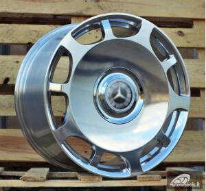 Ratlankis R20x9.5  5X112  ET  43.5  66.5  FBX007-20  Full Polished (FPL)  For MER  (Z5+K7)  (HYBRID FORGED Rear+Front)